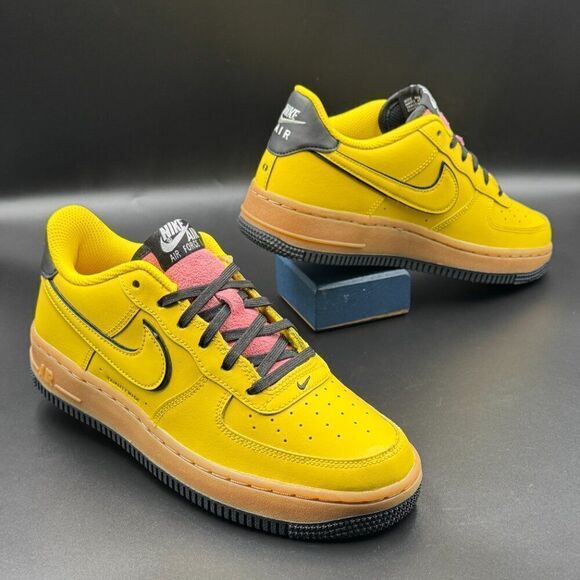 Nike Air Force 1 Low GS 'Yellow Gum' - Picture 6 of 11